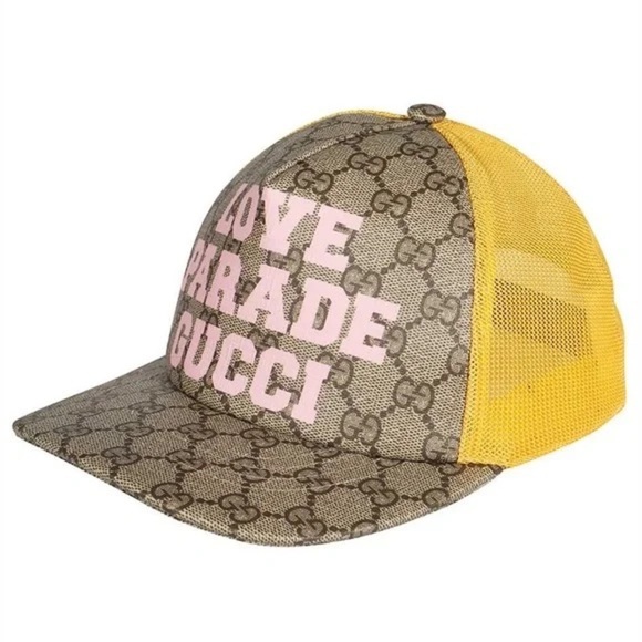 ONE DAY SALE! Gucci unisex GG supreme logo monogram all over baseball hat NWT - Picture 1 of 8